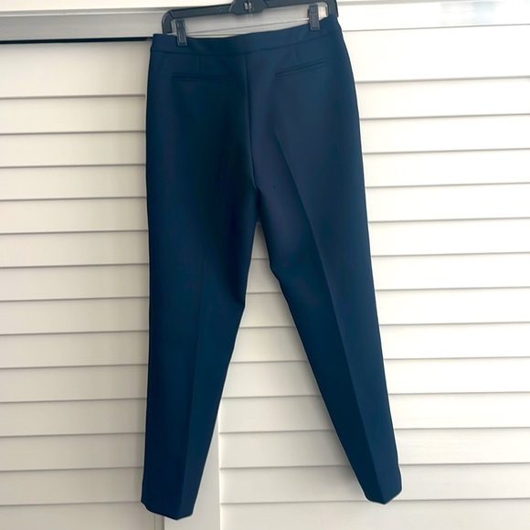 SANDRO navy straight classic ankle pants size 40 - Picture 3 of 7